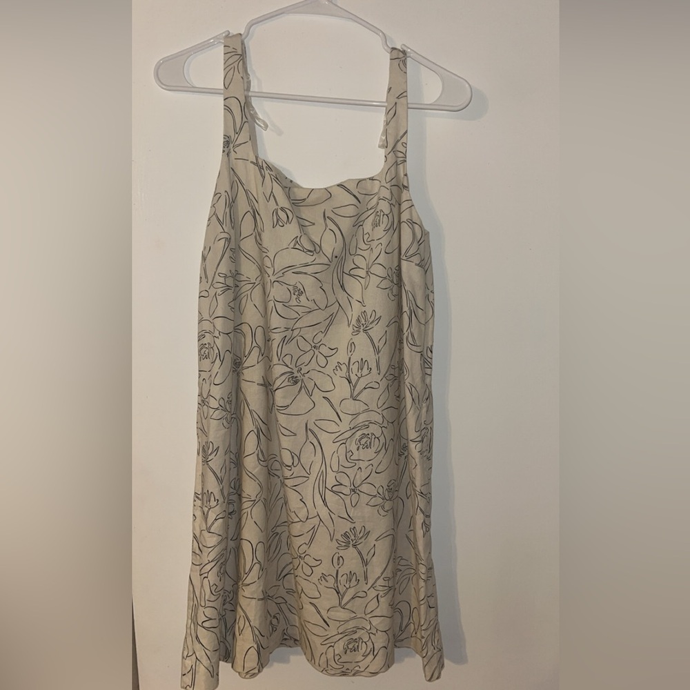 A New Day Black and White Floral Dress